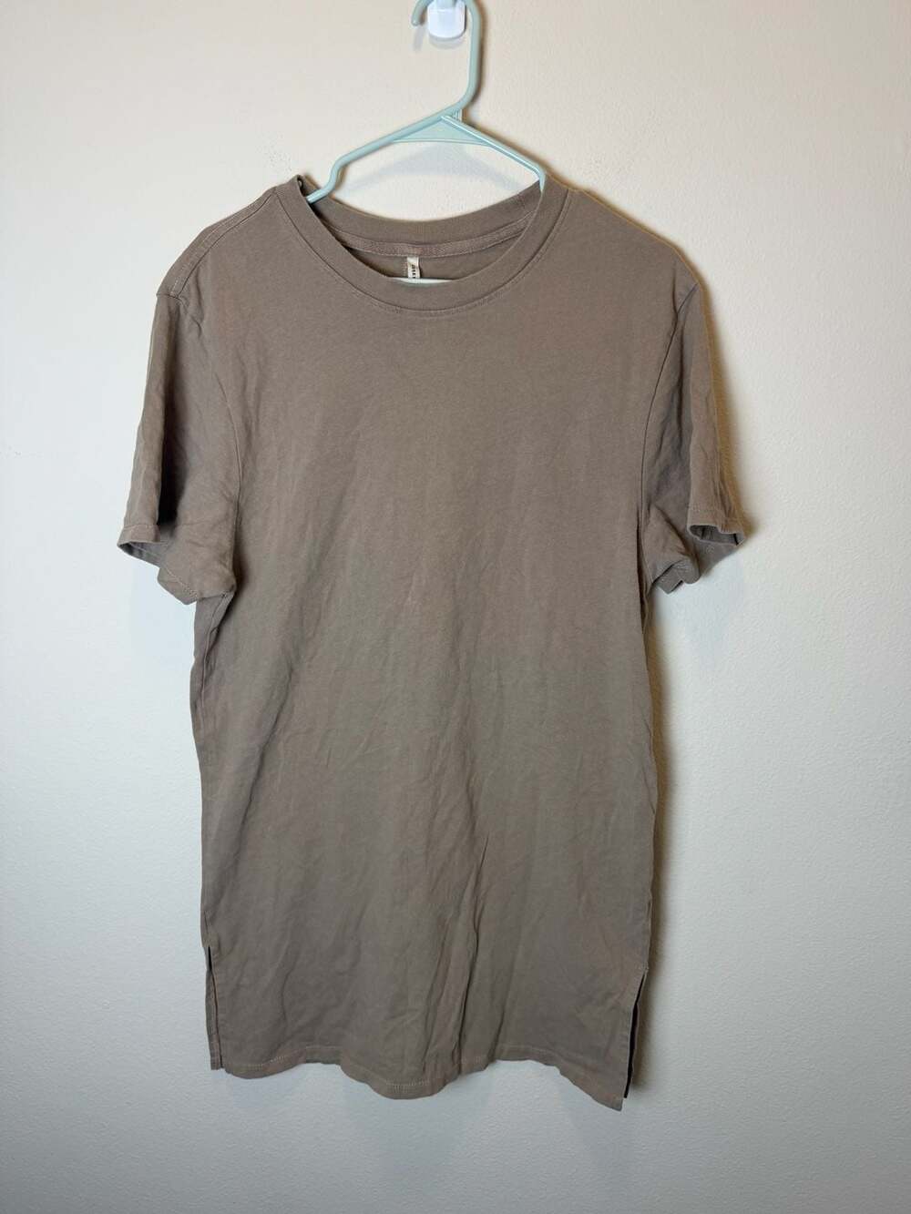 Fear of God Essentials Dress Size S Brown Short Sleeve Tee Dress